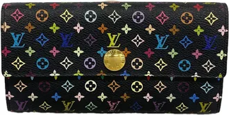 Louis Vuitton Grenade Noir Long Wallet (Bi-Fold) (Pre-Owned)