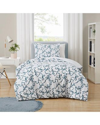Truly Soft Printed Bow Comforter Set