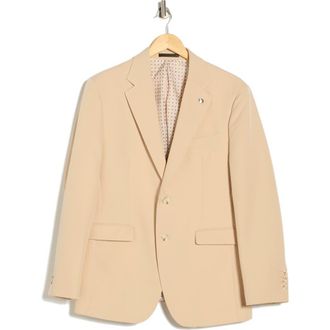 T.R. Premium Slim Fit Cotton Blend Sport Coat in Sand at Nordstrom Rack, Size Xx-Large