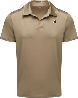 K-Way Slievot Polo - Heren - Polos - Beige - S - Polyester - Tops