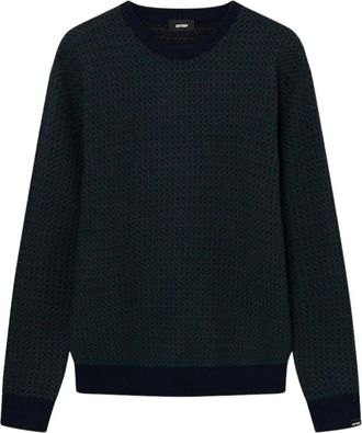 Antwrp Antwrp - Trui met ronde hals - Heren - Truien - Blauw - Maat: XL Wol