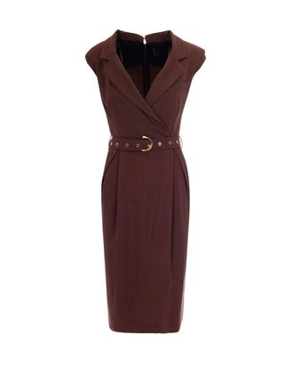 Pinko Amdine Frisottino Terra Dress