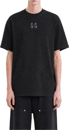 44 Label Group Hombre, Camisetas, Negro, Talla: S