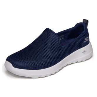 Skechers Womens Go Walk Joy-Evaluate Trainers, Navy Textile /White Trim, 2.5 UK