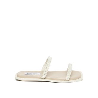 Steve Madden Womens Sinne Owt Sandals - White - Size UK 6
