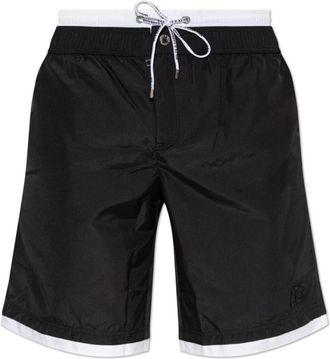 Dolce & Gabbana Zwemshorts - Heren - Strandmode - Zwart - M - Polyester - Badmode