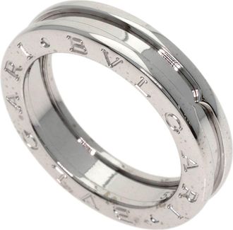 Bulgari White Gold (18K) Band Ring (Pre-Owned)