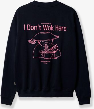 Woodbird Mens Sweater Wbcane Organic Cotton Blue