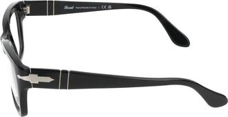 Persol 0PO3301V Acetate Rectangular Eyeglasses - Black