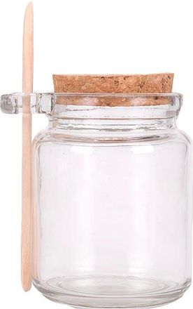 OEM Dailygoody, Tarro De Vidrio Para Almacenar Alimentos, Tarro De Conservaci&oacute;n Herm&eacute;tico, 250 Ml, Tapa De Madera Con Cuchara