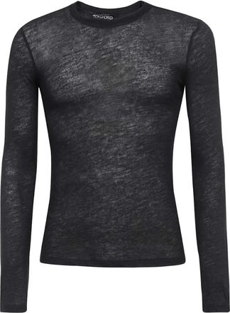 Tom Ford Maglione girocollo in cashmere - Nero