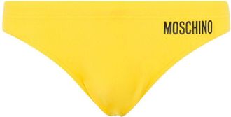 Moschino x Smiley Costume da bagno con stampa - Giallo
