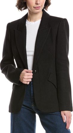 L'agence Lagence Chamberlain Linen-Blend Blazer