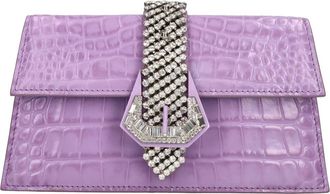 Gedebe Mini Bag Jade - Dames - Clutches - Paars - ONE Size - Leer - Tassen