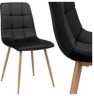 OEM Silla De Terciopelo Negro Montana Velvet