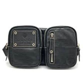 Gucci Pre-owned Belt Bags, unisex, Black, Size: ONE SIZE Pre-owned Belt Bag