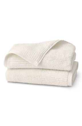 Boll & Branch Set of 2 Ultraplush Organic Cotton Hand Towels in Cream at Nordstrom