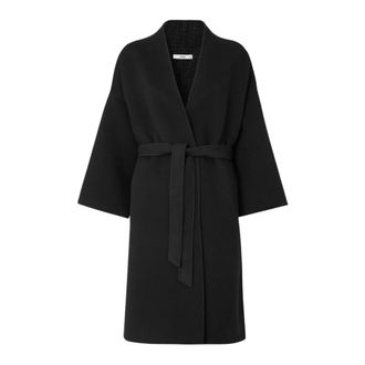 Fendi Abrigo Midi Inspirado en Kimono - Coats - Mujer - Negro - S