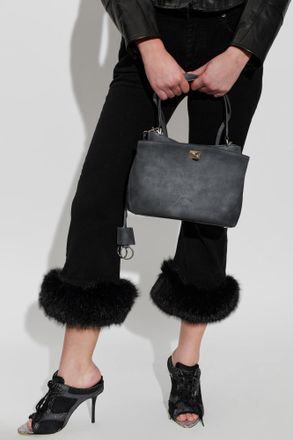 Balenciaga Rodeo Handheld Bag, Womens, Grey