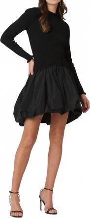 Shoshanna Keely Mini Dress In Jet
