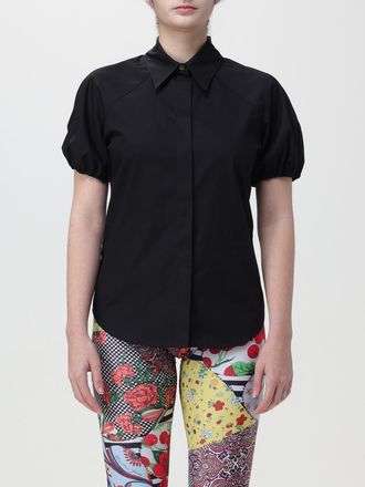 Moschino Korte Puff Mouw Kraag Blouse