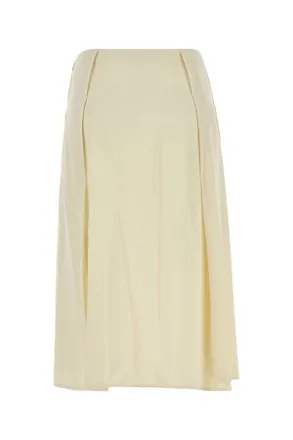 Jil Sander Womens Skirt 151 Cornsilk Gonne