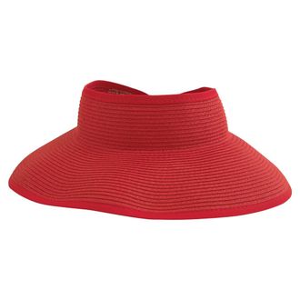 San Diego Hat Company San Diego Hat Company Womens UBV002OSRED Visor, Red, One Size