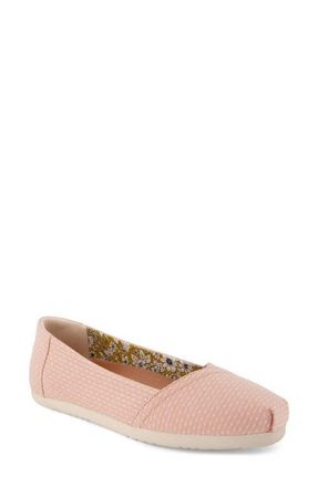 Toms Alpargata Balleta Flat in Medium Pink at Nordstrom, Size 5.5
