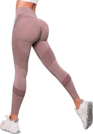 Generic Womens Compression Leggings for Anti Fat Mass Sports Push Up Leggings 3D Anticellulite Fitness Elegant Pants Tummy Control Full Seamless Gym High Wais