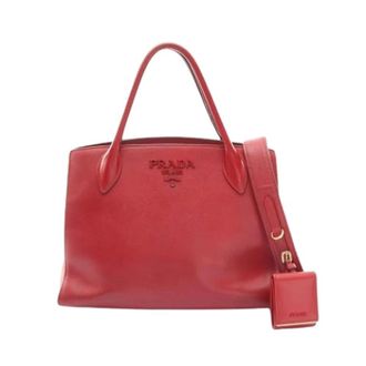 Prada Bolso Tote Vintage Pre-owned - Pre-owned - Mujer - Rojo - ONE SIZE