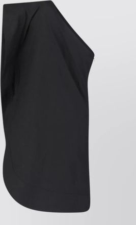 Stella McCartney asymmetric draped sleeveless top knee length