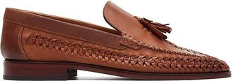 Base London Bracken Leather Weave Loafer