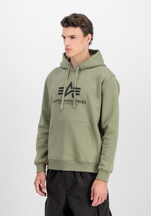 Alpha Industries Hoodie ALPHA INDUSTRIES Basic Hoodie BL, Herren, Gr. XL, gr&uuml;n (olive), Obermaterial: 80% Baumwolle, 20% Polyester, regular fit, Sweatshirts Hoodie