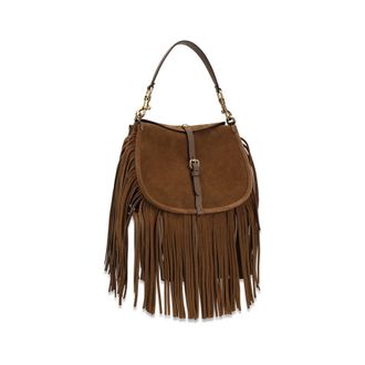 Etro Womens Brown Calf Leather Bos Taurus Shoulder Bag