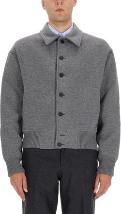 Jacquemus Boxy Cropped Grey Sports Jacket