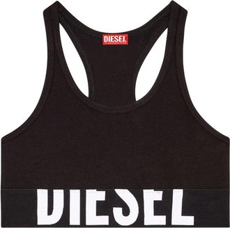 Diesel Logo-intarsia Racerback Bra