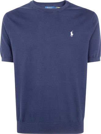Ralph Lauren Short Sleeves Knit Round Neck Sweater