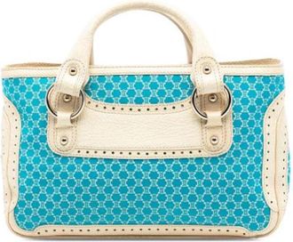 Celine Pre-owned The Boogie - Dames - Vintage Handtas - Blauw - ONE Size - Leer - Vintage