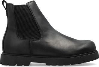 Birkenstock Highwood Slip On Mid - Heren - Chelseaboots - Zwart - 41 EU - Leer - Schoenen