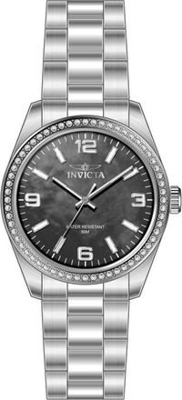 Invicta Specialty 50134 Dames Horloge - Quartz Uurwerk - Roestvrij Staal met parelmoeren Wijzerplaat - 38mm