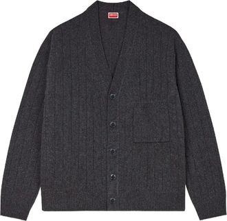 Kenzo Vest met borstzak en knopen - Grijs