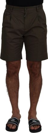 Dolce & Gabbana groene chinos katoenen casual heren shorts