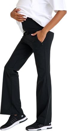 Accouchée Ultimate Comfort Warm Flare Pants in Black at Nordstrom, Size Small Eu