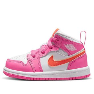 Air Jordan (TD) Air Jordan 1 Mid Pinksicle Orange DX3239-681