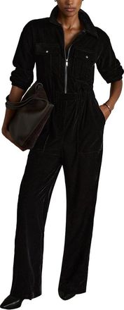 Reiss Vinnia Velvet Jumpsuit