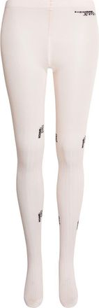 HommeGirls HG Logo Jacquard Tights in Pink at Nordstrom, Size Medium