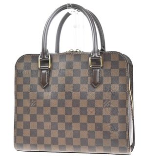 Louis Vuitton Triana Bag Damier Brown Canvas Handbag (Pre-Owned)