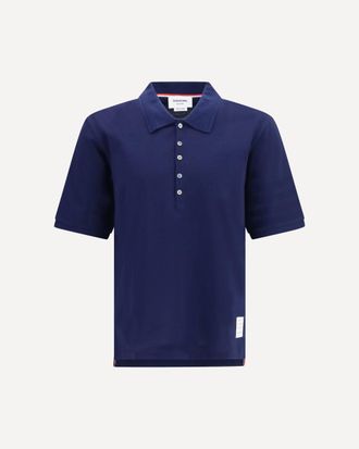 Thom Browne 4-Bar cotton jersey Polo Male 1