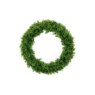 Nearly Natural 20-in Artificial Boxwood Wreath in Green at Nordstrom