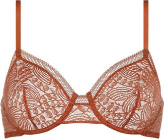 Eres Cerise full-cup lace bra - Brown